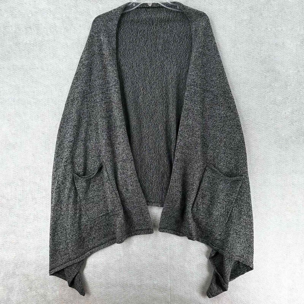 Lululemon Cardigan Poncho Sweater Womens Size OS Gray Arm Holes Pockets‎